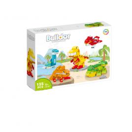 Joc de constructie steam - dinozauri 135 piese
