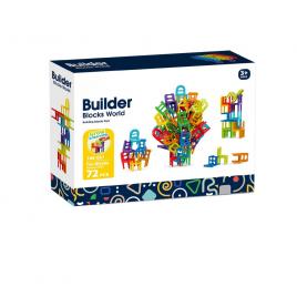 Joc de constructie steam - scaune colorate 72 piese