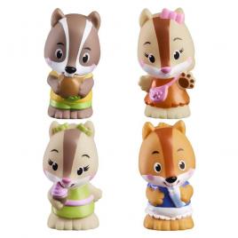 Set figurine klorofil - familia de veverite nutnut
