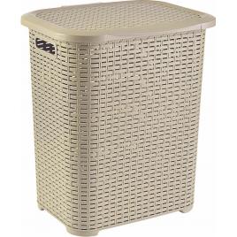 Cos pl.tip ratan 45 l bej, 34,5x41x46 cm