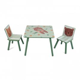 Set 2 scaune +birou green forest