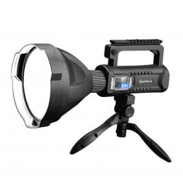 Lanterna led ideallstore®, search master, reincarcabila, 4 moduri iluminare, trepied inclus