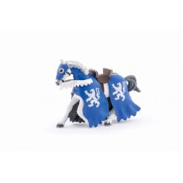 Papo figurina cal cu armura albastra