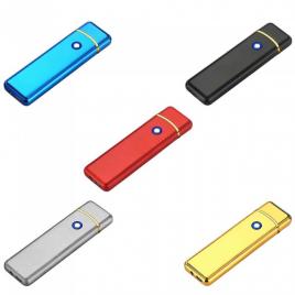 Bricheta electronica, reincarcabila prin usb, buton cu lumina, 8 cm