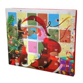 Set 24 bijuterii pentru fetite, 2 bratari, 1 colier, 21 talismane, Calendar Advent, multicolor JC24-A
