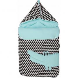 Port bebe cu broderie crocodil womar zaffiro ko-bwzf-04cr