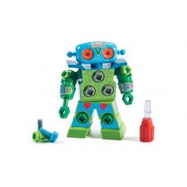 Set constructie stem bormasina magica - robotel verde