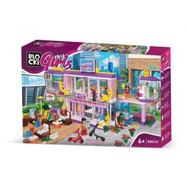 Set cuburi constructie blocki my girls 713 piese - centru comercial
