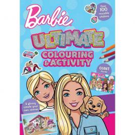 Carte de colorat cu activitati si stickere barbie ultimate colour alligator ab3356bacab
