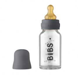 Set complet biberon din sticla anticolici 110 ml iron bibs