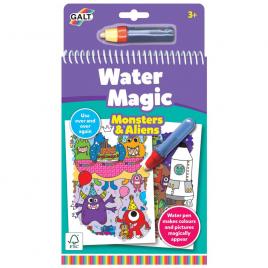 Carte de colorat water magic - monstruleti si extraterestrii