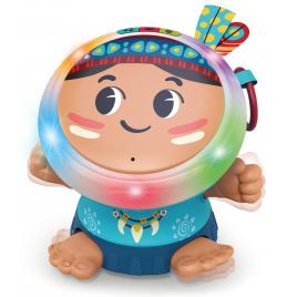 Jucarie interactiva toba dansatoare albastra hola toys