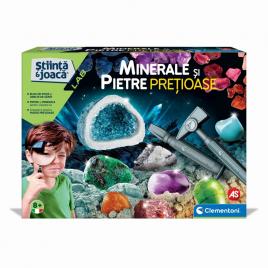 Set educativ stiinta si joaca - minerale si pietre pretioase