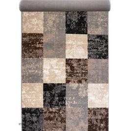 Model cappuccino 16015 12, traversa crem maro, festonata, latime 60 cm