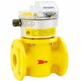 Contor gaz pasant cu turbina Q40 65 mc/h, Proconstructo Group, diametru nominal 50 mm, presiune maxima 6 bari
