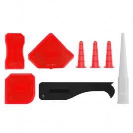 Set 8 unelte pentru finisare si indepartare chit, multicolor, Dekton DT95888