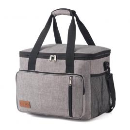 Geanta termo-izolanta 15L, 23 x 30 x 23 cm, gri, Vivo WCD15