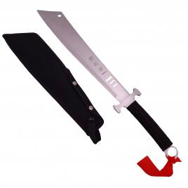 Maceta de vanatoare ideallstore®, asian level, 57 cm, otel inoxidabil, argintiu, teaca inclusa