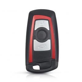 Carcasa cheie smart bmw 3 butoane f10 f20 f25 f30 x1 x3 x5 rosu