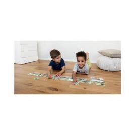 Puzzle de podea beleduc descopera padurea, 120 cm lungime, 40 de piese