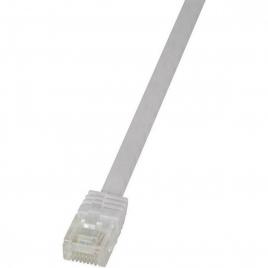 Cablu de retea , logilink , cat.6a 10ge u/utp econline , 7.5 m , alb