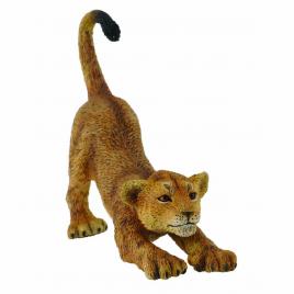 Figurina pui de leu care se intinde s collecta