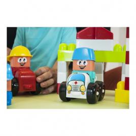Joc constructii tematic spital miniland, 17 piese, 3 ani+
