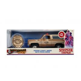 Macheta metalica 1980 chevy police k5 scara 1 la 24