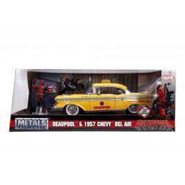 Yellow taxi chevy 1957 dead pool scara 1 la 24