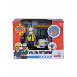 Sam police motocicleta figurina