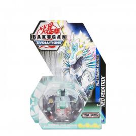 Bakugan s4 figurina metalica neo pegatrix alb