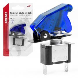 Comutator iluminat (intrerupator) cu protectie, destinatie auto, moto, atv,
