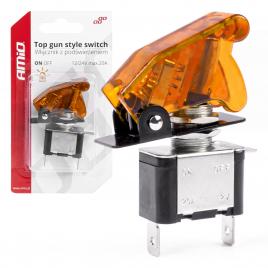 Comutator iluminat (intrerupator) cu protectie, destinatie auto, moto, atv,