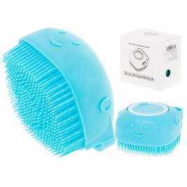 Perie din silicon cu dozator de sampon pentru spalare caini sau pisici, 7,5 x