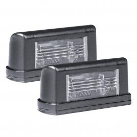 Set 2 lampi pentru iluminat placuta de inmatriculare, 12 - 24v
