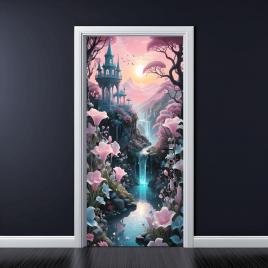 Folie imprimata color pentru decor usa, dimensiune 200 x 90cm, model: avx-dr13