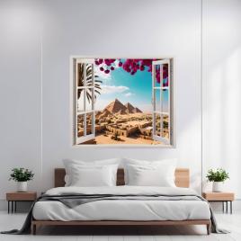 Folie imprimata color pentru decor perete locuinta, dimensiune 125 x 110cm,