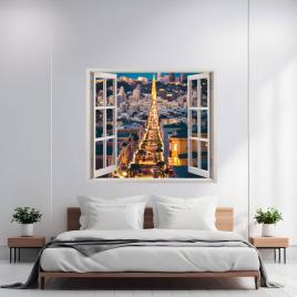 Folie imprimata color pentru decor perete locuinta, dimensiune 125 x 110cm,