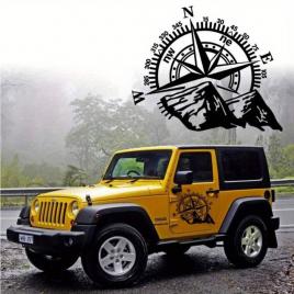 Sticker autoadeziv pentru vehicule off road, model 