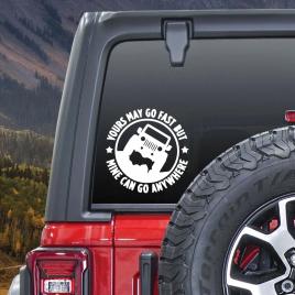 Sticker autoadeziv pentru vehicule off road, model 