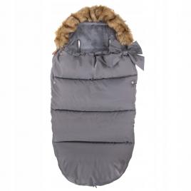 Sac iarna carucior cu blanita detasabila mevis delux dark grey springos