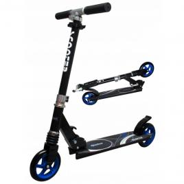Trotineta pliabila cu roti de 145 mm r-sport h7 - negru - albastru