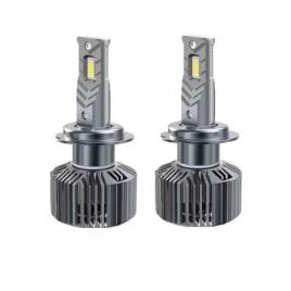 Set 2 becuri led h7 24v pentru camioane v68, canbus,120 w, 6000k, 12.000lm