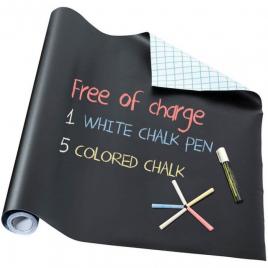 Folie tabla de scris, pentru desenat, sticker autoadeziv, 45 cm