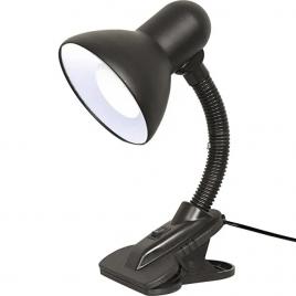 Lampa de birou clasica cu clip, flexibila, buton on/off