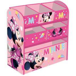 Organizator jucarii cu cadru din lemn minnie's bow-tique