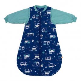 Sac de dormit cu maneca lunga detasabila excavator 80 cm 2.5 tog