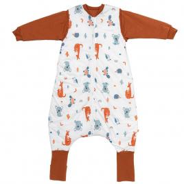 Sac de dormit cu picioruse si maneca lunga detasabila kangaroo 90 cm + manseta 3.5 tog