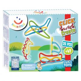 Set de construit cu magnet spaghetteez 35 piese