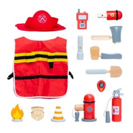 Joc de rol set de pompier 14 piese umu toys